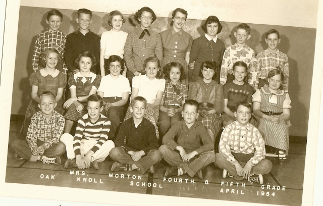Oak Knoll Elementary
1954 4th & 5th Grades
Mrs. Morton