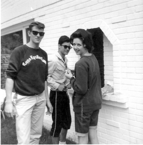 Skip Day, 1962.  Steve Bastabal, Jim Levy, Margie Dau.